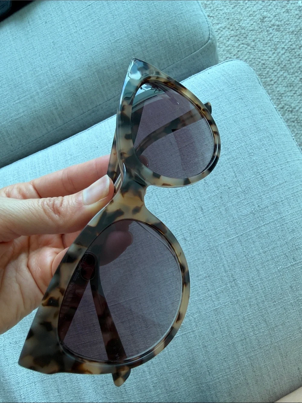 Tortoiseshell Cat-Eye Sunglasses - Brown Lenses